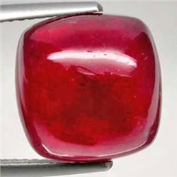 13.72ct Beautiful Top Grade Blood Red Madagascar Ruby Cabochon AAA  (GEM-9191)