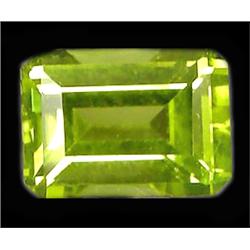 1.18ct Octagon Cut Top VVS AAA Lemon Yellow Peridot (GEM-9592)