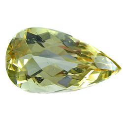 7.61ct Stunning Natural Clean Yellow Beryl Pear VVS (GEM-9610)