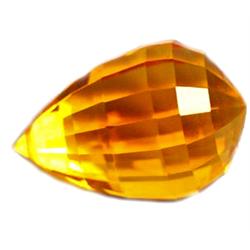 16.70ct Gorgeous AAA Orange Briolette Citrine FLAWLESS (GEM-9756)