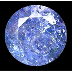 0.73ct  Round Cut Top AAA Blue Natural Tanzanite (GEM-9999)