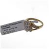 10K Gold .5ct Lady Diamond Cluster Ring (JEW-025)