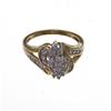 Image 2 : 10K Gold .5ct Lady Diamond Cluster Ring (JEW-025)