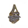 Image 4 : 10K Gold .5ct Lady Diamond Cluster Ring (JEW-025)