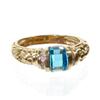 10K Gold 1.56ct Topaz & Diamond Ladies Ring (JEW-095)