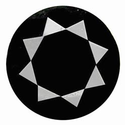 2.44ct Dazzling Rarest Natural Jet Black Diamond Round (GEM-10273)
