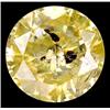 Image 1 : 0.11ct Round Cut Unheated Yellow Diamond (GEM-10323)