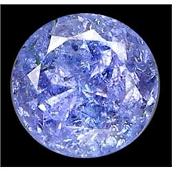 0.74ct Round Cut Top AAA Blue Natural Tanzanite (GEM-10353)