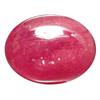 12.37ct Top AAA Oval Cab Pink Red Ruby Mogok (GEM-10354)