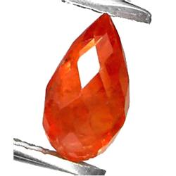 1.40ct Briolette Cut Padparascha Sapphire Nigeria VS (GEM-10355)