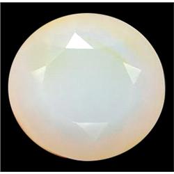 99.12ct Oval Cut Top AAA White Yellow Opal (GEM-10358)