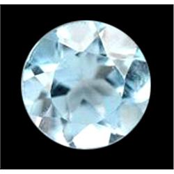 1ct Luxurious Round Cut Sky Blue Natual Topaz VVS (GEM-10385B)