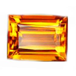 29.5ct Astounding Golden Yellow Baguette Citrine FLAWLESS (GEM-10391A)