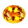 23.6ct Golden Yellow Oval Cut Citrine  FLAWLESS (GEM-10393B)