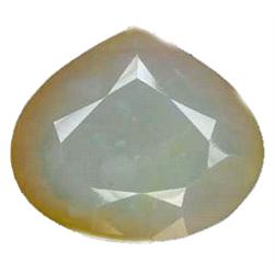 43.25ct Pear Cut Top AAA White Yellow Opal (GEM-10449)