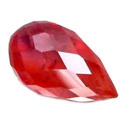 2.43ct Briolette Cut Padparascha Sapphire Nigeria VS (GEM-10456)