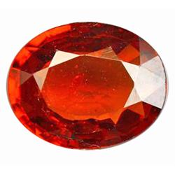 2.95ct Elegant Oval Reddish Orange Natural Spessartite Garnet VS (GEM-10481)
