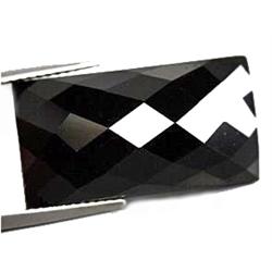 17.9ct Luxurious Emerald Check Black Spinel Thailand (GEM-10483)