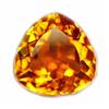15ct Rare Trillion Golden Yellow Citrine Brazil FLAWLESS (GEM-10484A)