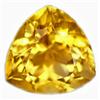Image 1 : 3.8ct Perfect Trillion Golden Yellow Natural Citrine FLAWLESS (GEM-10485)