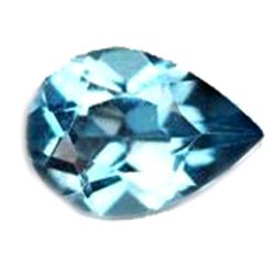 .85ct Luxuriou Pear Cut London Blue Natural Topaz VVS (GEM-10489B)