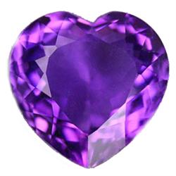 6.55ct Luxurious Heart Cut Purple Amethyst Uruquay Gem FLAWLESS (GEM-10492)