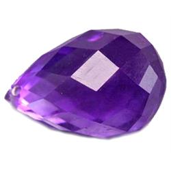 8.40ct Gorgeous Briolette Drill Top Purple Amethyst FLAWLESS (GEM-10498)