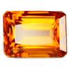 24.00ct Fantastic Emerald Cut Orange Citrine AAA FLAWLESS (GEM-10512)
