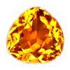 16.4ct Golden Yellow Trillion Cut Citrine FLAWLESS (GEM-10514B)