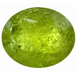 3.98ct Extremely Rarest Natural Demantoid Garnet Oval (GEM-10525)