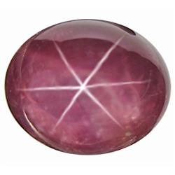 12.17ct Amazing Natural Red Star Ruby Oval Cabochon (GEM-10530)