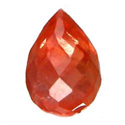 2.03ct Briolette Cut Padparascha Sapphire Nigeria VS (GEM-10545)