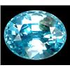 1.37ct Top AAA Oval Cut Blue Green Zircon VVS (GEM-10560)