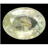 4.44ct Oval Cut  Light Blue Green Aquamarine VS (GEM-10577)