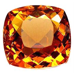 19.50Ct Marvelous Cushion Honey Reddish Citrine FLAWLESS (GEM-10594)