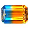 Image 1 : 23.70 ct  Marvelous Octagon Bi Color Citrine FLAWLESS (GEM-10596)