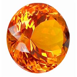 24.15 ct  Blinding Round Madeira Citrine FLAWLESS (GEM-10622)