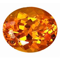 13.85 ct  Shining Oval Madeira Citrine FLAWLESS (GEM-10627)
