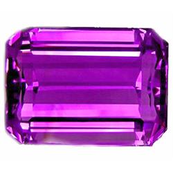 30.35 ct  Supreme  Octagon Purple Amethyst FLAWLESS (GEM-10630)