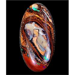 26.36ct Colormix Crystal Core Yowah Nut Boulder Opal (GEM-10660)