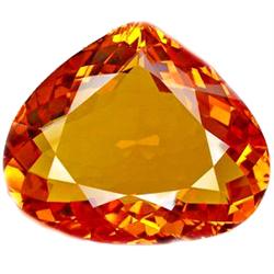 101.45ct  Dazzling Pear  Madeira Citrine FLAWLESS (GEM-10688)