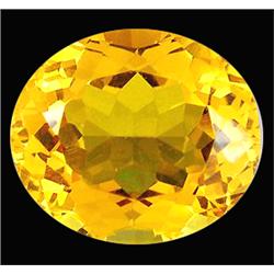 17.90ct Gorgeous Oval Golden Yellow Citrine FLAWLESS (GEM-10690)