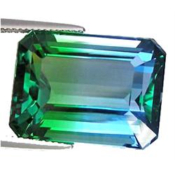 36.80ct  Glorious Octagon Bi Color Quartz FLAWLESS (GEM-10694)
