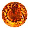 Image 1 : 26.10ct Round Cut Natural AAA Orange Citrine FLAWLESS (GEM-10702)