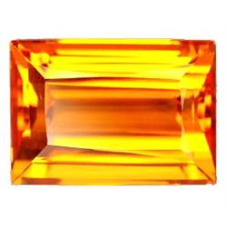 27.00ct Baguette Cut Natural Golden Yellow Citrine FLAWLESS (GEM-10710)