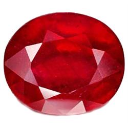 3.30ct  Interesting Natural Blood Red Ruby Madagascar (GEM-10714)