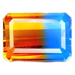 21.50ct  Majestic Octagon Bi Color Citrine FLAWLESS (GEM-10716)