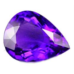 35.85ct Wonderful Pear Cut Purple Amethsyt Uruquay Gem FLAWLESS (GEM-10720)