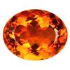 24.6ct Luxurious Oval Cut Reddish Orange Citrine Brazil FLAWLESS (GEM-10732)