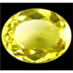 11.55ct Phinomenal Cushion Cut Yellow Citrine Brazil VVS (GEM-10734)